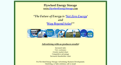 Desktop Screenshot of flywheelenergystorage.com